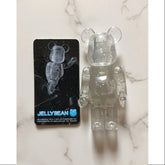 Bearbrick Series 31 JELLYBEAN Silver Glitterw 100%